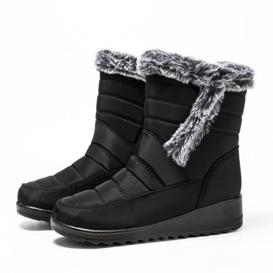 Women's Waterproof Lined Snow Boots
