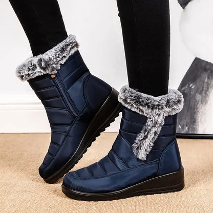 Women's Waterproof Lined Snow Boots