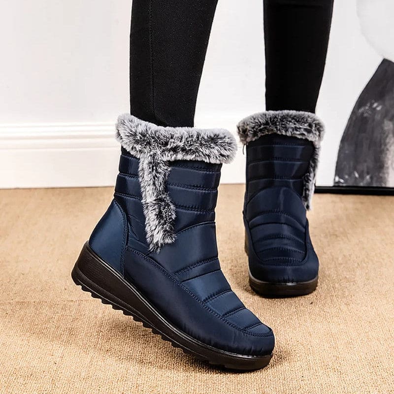 Women's Waterproof Lined Snow Boots