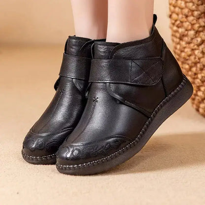 Women's Short Leather Boot