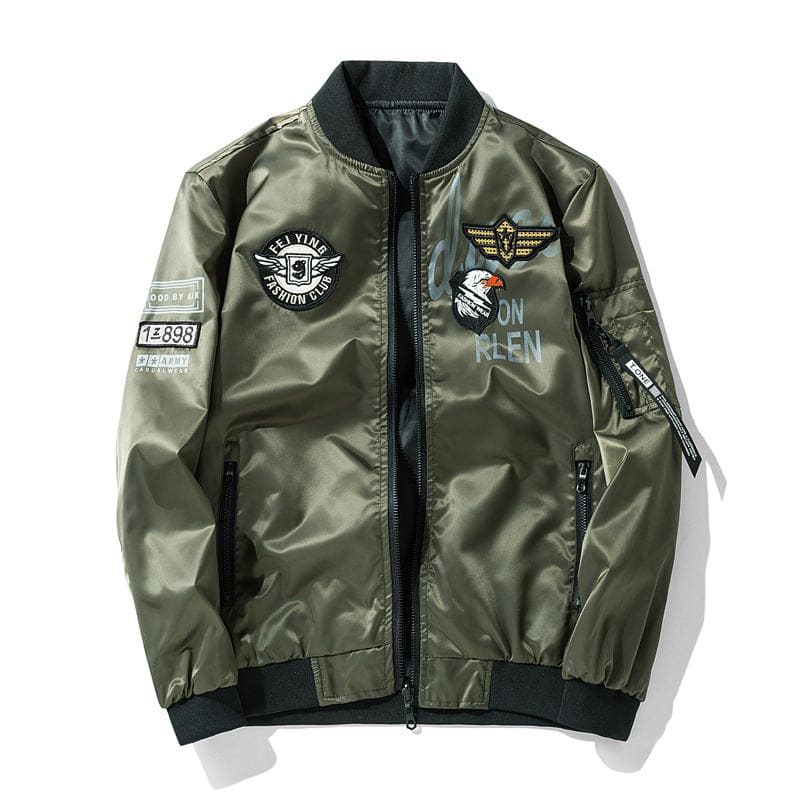 Men's Military Bomber Air Force Jacket